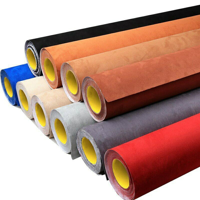 Selbstklebender Premium Mikrofaserstoff - Folie - Beige und Braun Farbtöne - Car Wrapping Folie