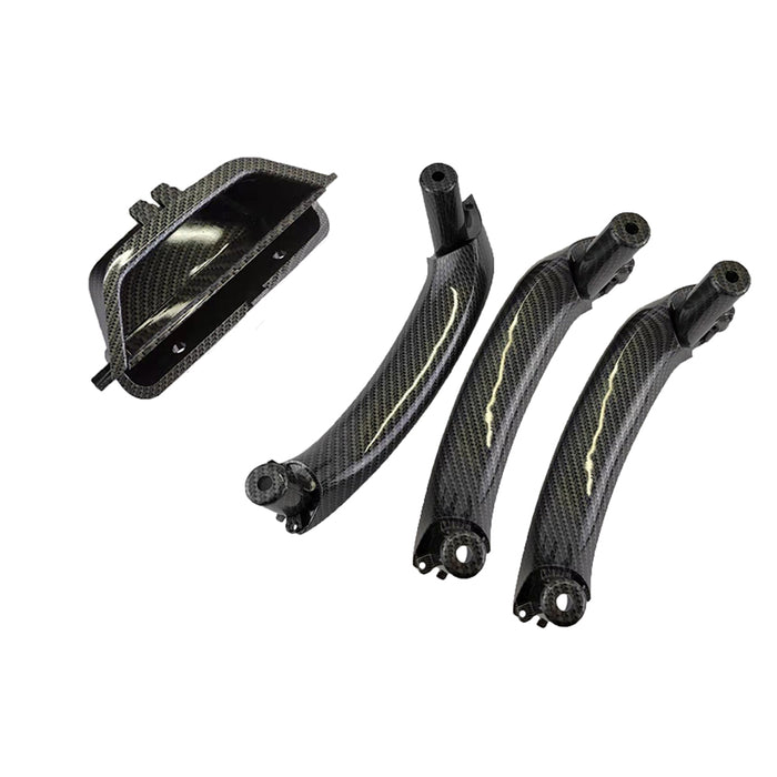 Griffe Set Blende & Träger Zuziehgriff Carbon Look / Design für BMW X3 F25 / X4 F26